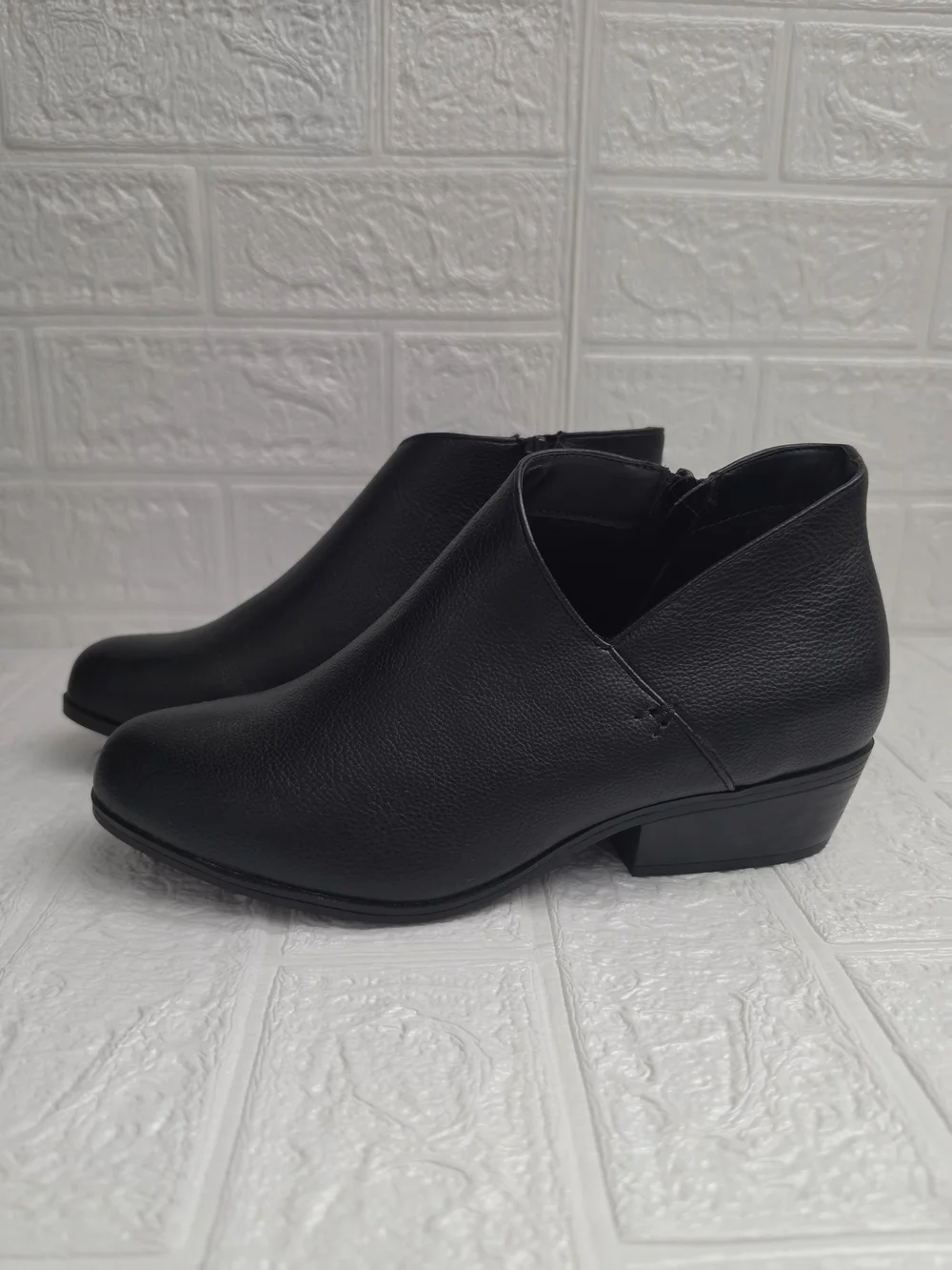 Aerosoles Ankle Boots Women's Wide Width Black Booties Side Zip Shoes NEW